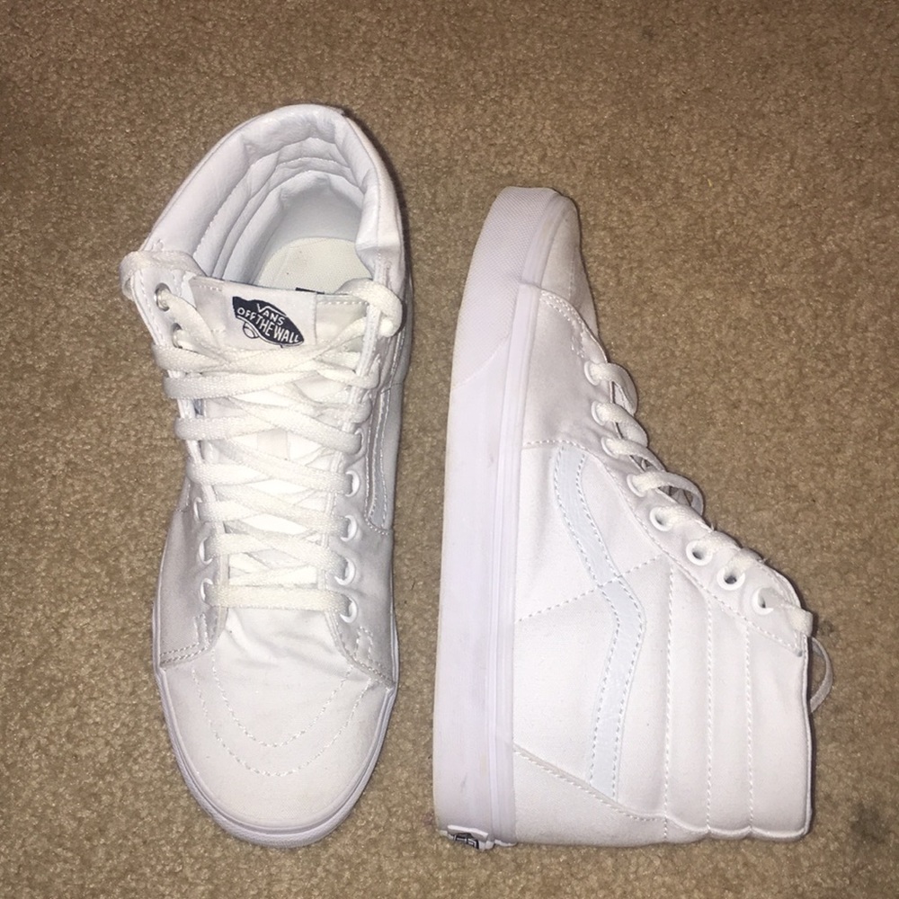 White high top vans
